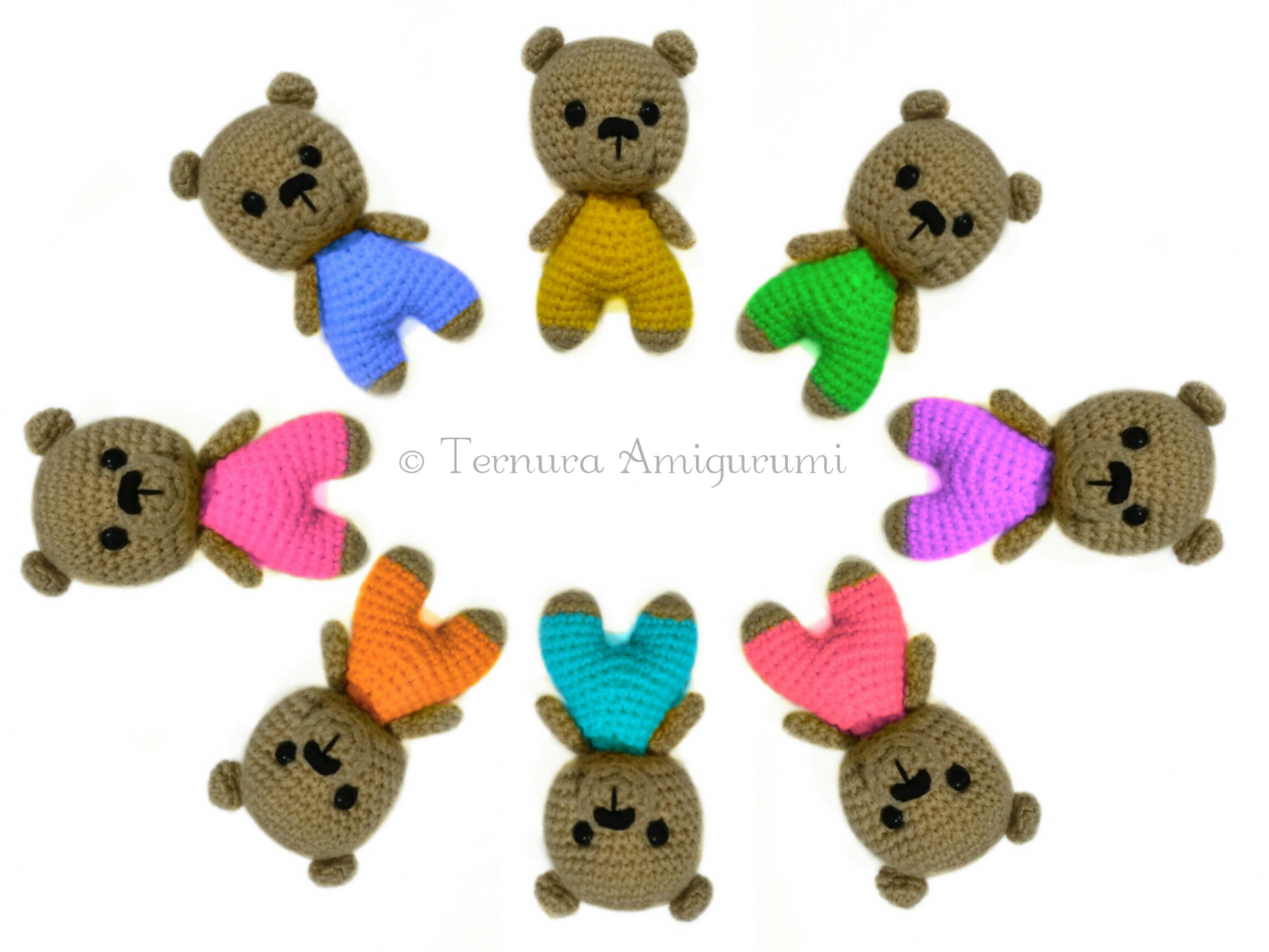 Crochet Pattern Bears