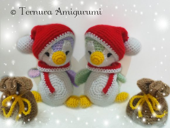 Crochet Pattern Christmas Penguin