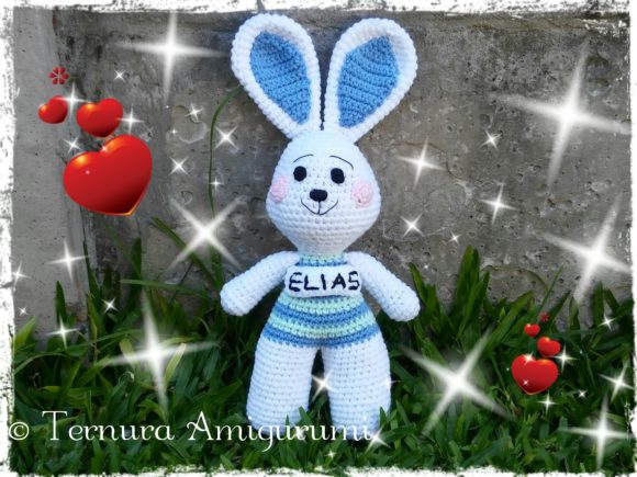 Crochet Pattern Rabbit Elias