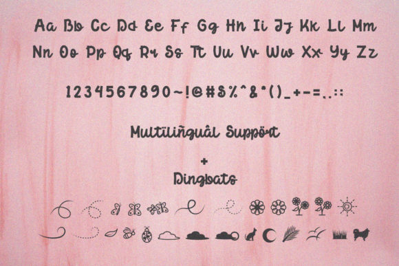 Lithunoa Font PNG with transparent background - Preview 4