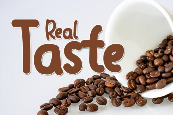 Shop Coffee Font PNG with transparent background - Preview 1