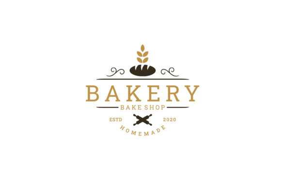 Bakery, Bake Shop Sticker Label Logo