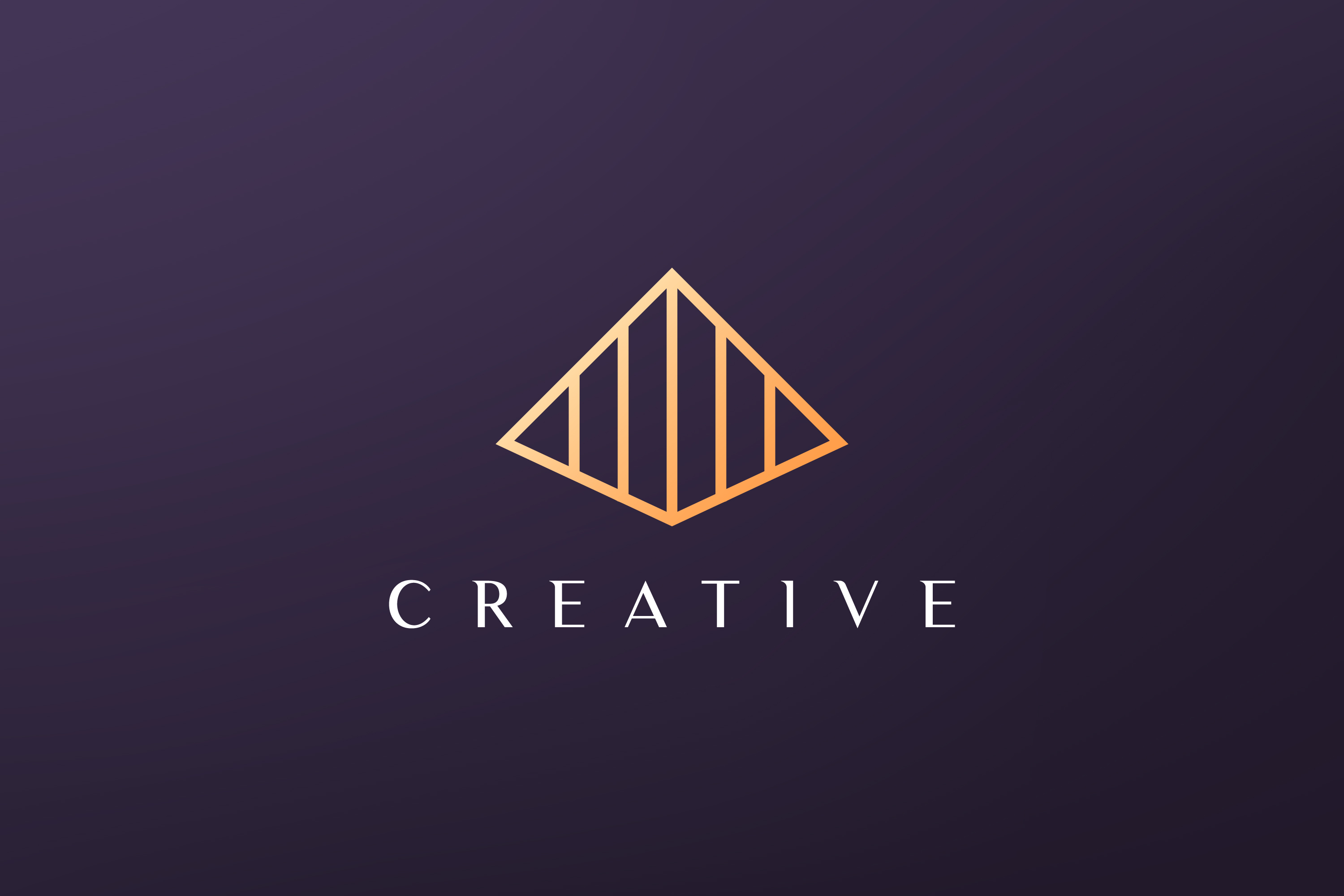 Simple Modern Pyramid Logo Graphic by murnifine · Creative Fabrica