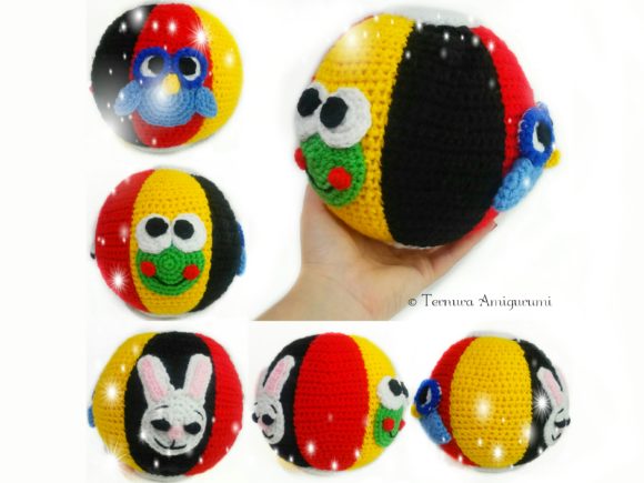 Crochet Pattern Didactic Ball. Baby Toys