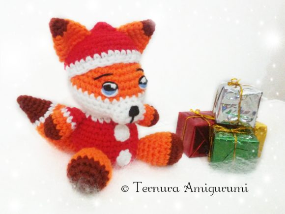 Crochet Pattern Rocco, the Christmas Fox