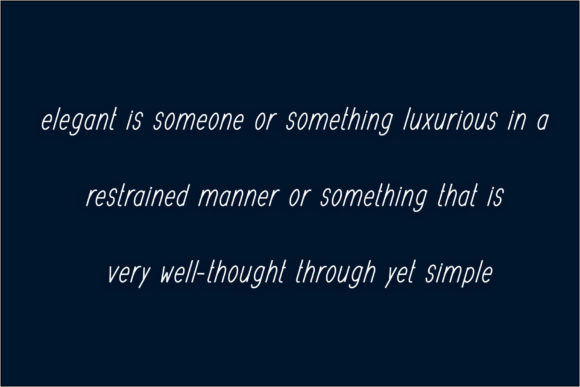 Elegant Font - Preview 2