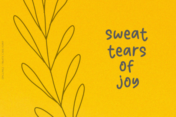 Fruity Cake Font - Preview 3