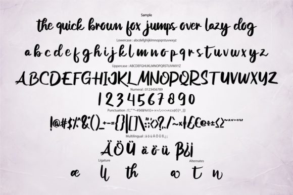Aulabec Font - Preview 5