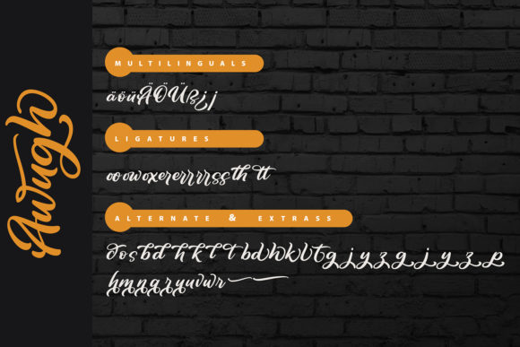 Awugh Font - Preview 5