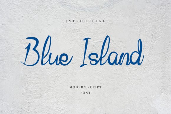 Blue Island Font - Preview 2