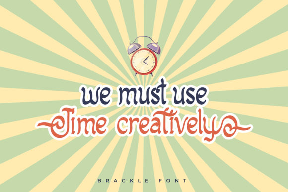Brackle Font PNG with transparent background - Preview 1