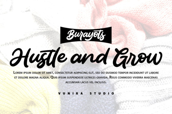 Burayots Font - Preview 3