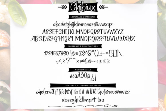 Chibiux Font PNG with transparent background - Preview 5