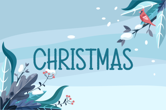 Christmas Snowball Font - Preview 2