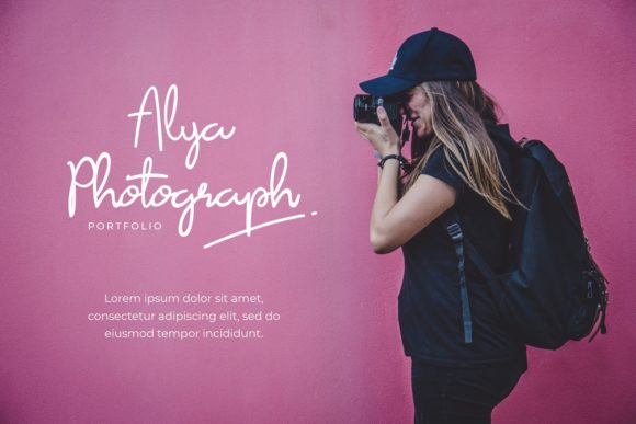 Elsa Sayonara Font - Preview 1