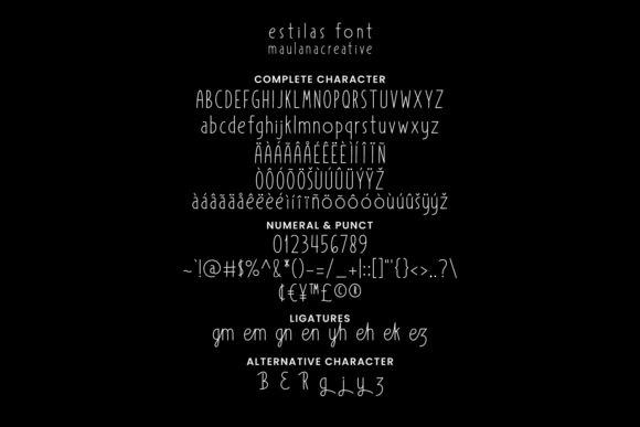 Estilas Font - Preview 2