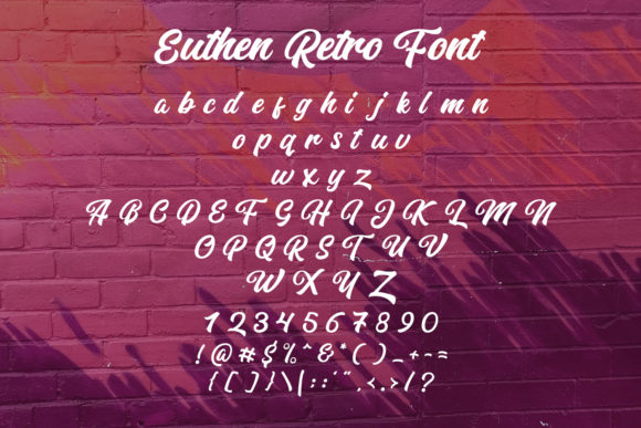 Euthen Font - Preview 1