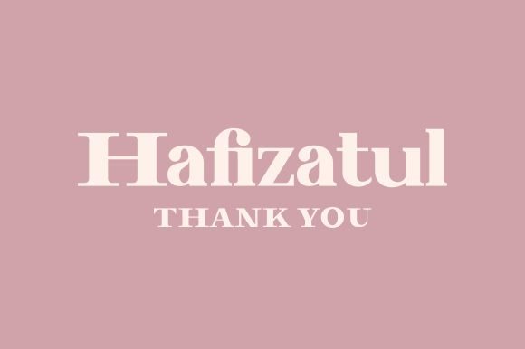 Hafizatul Font PNG with transparent background - Preview 3