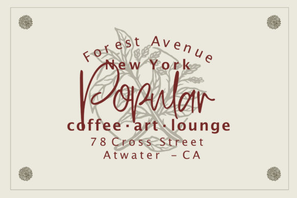 Hawkins Park Font PNG with transparent background - Preview 2