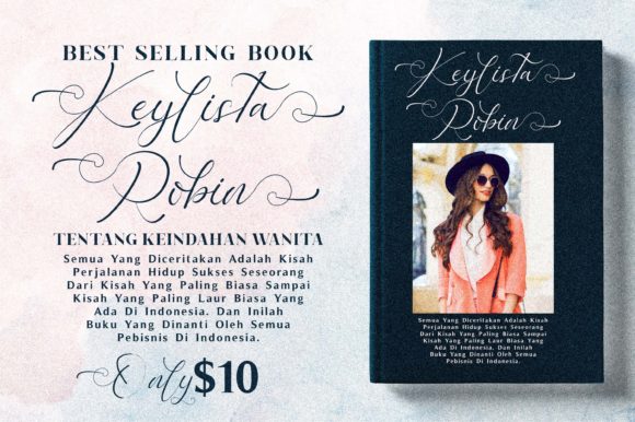 Keylista Robin Font PNG with transparent background - Preview 2