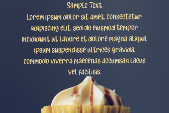 King Cake Font PNG with transparent background - Preview 2