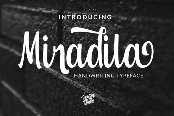 Miradila Font font preview - 1