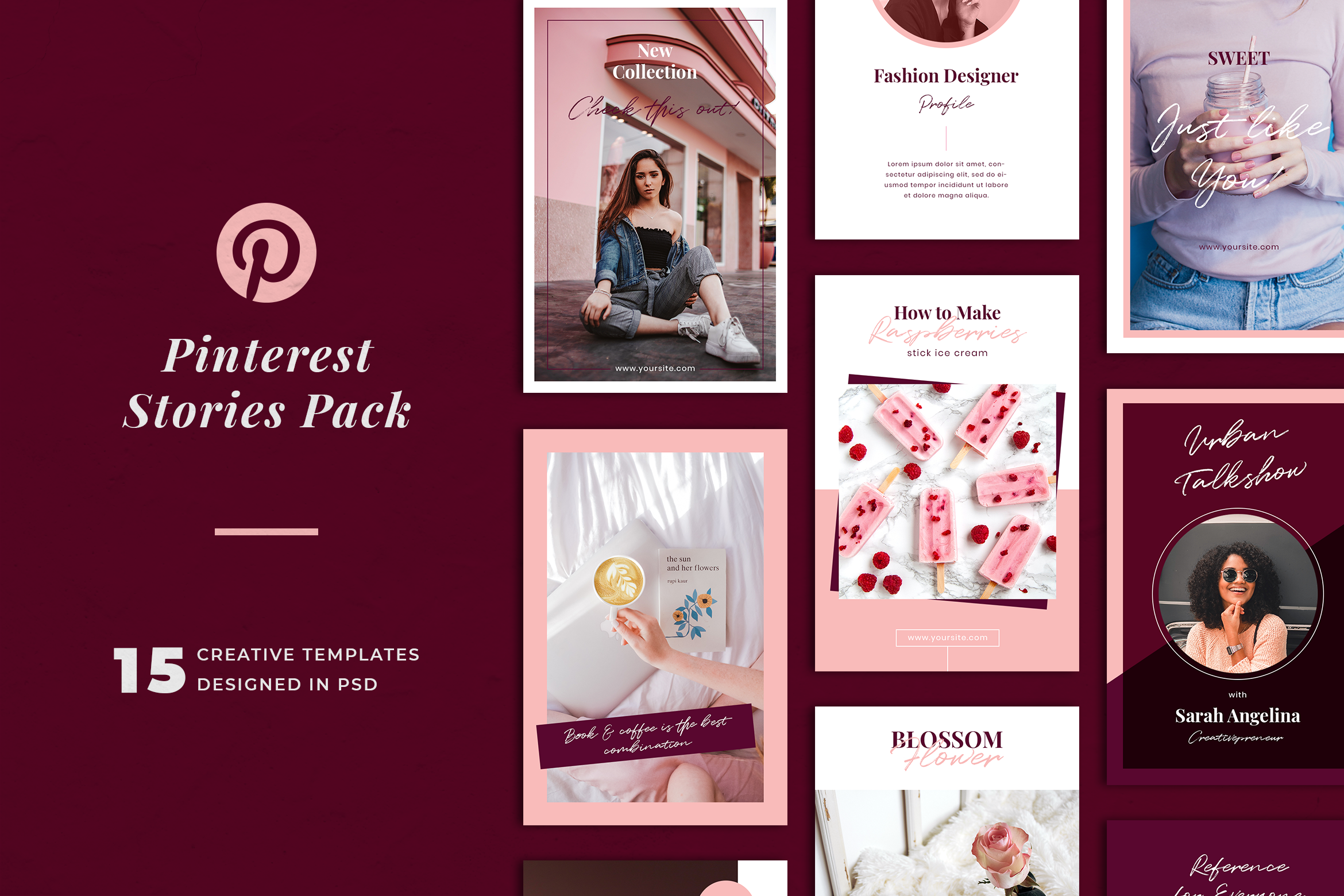 Pinterest Forme Pinterest Template Graphic by uicreativenet · Creative Fabrica