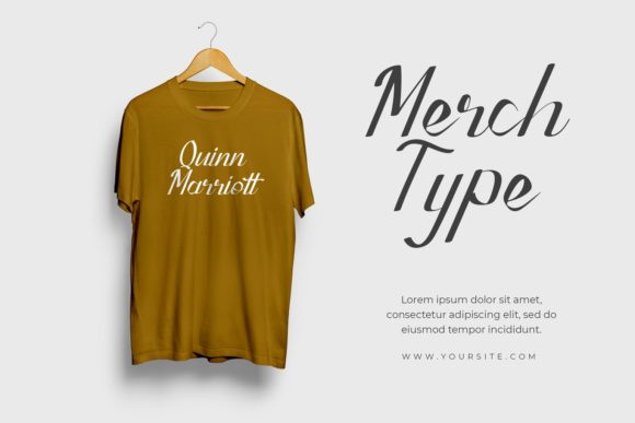 Quinn Marriott Font PNG with transparent background - Preview 4