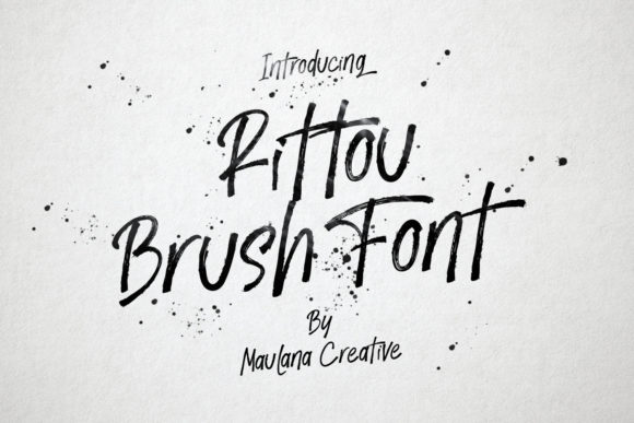 Rittou Font PNG with transparent background - Preview 1