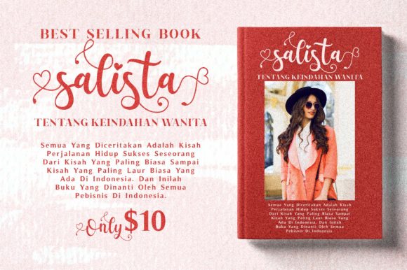 Salista Font PNG with transparent background - Preview 2