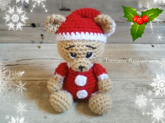 Crochet Pattern Nick, the Christmas Bear