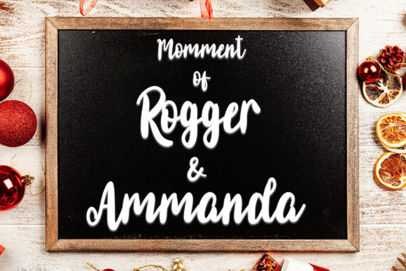 Afternoon Christmas Font - Preview 3