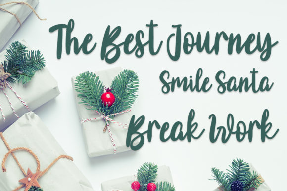 Afternoon Christmas Font - Preview 4