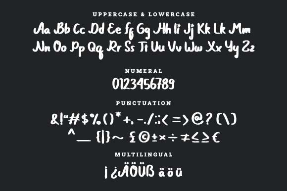 Bintang Kecil Font PNG with transparent background - Preview 3