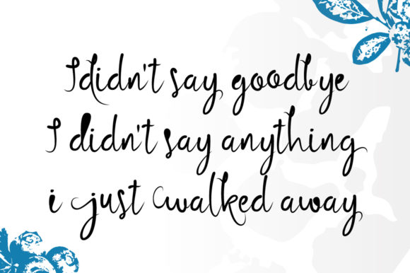 Blueberry Font - Preview 3