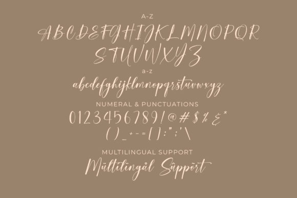 Claudia Destine Font PNG with transparent background - Preview 4