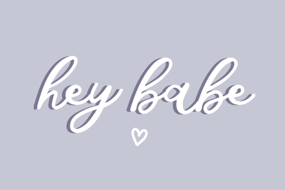 Girlfriend Script Font PNG with transparent background - Preview 1