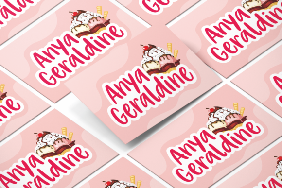 Milk Vanilla Font PNG with transparent background - Preview 1