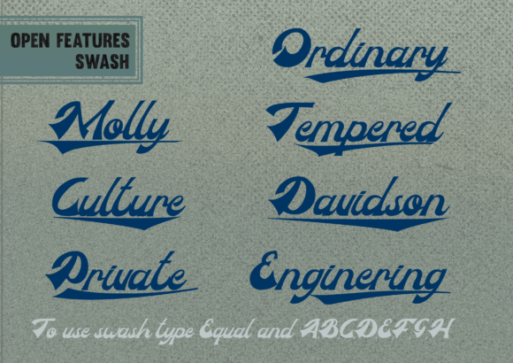 Famlous Font font preview - 3