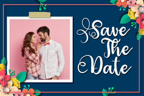 Haney Lovely Font PNG with transparent background - Preview 2