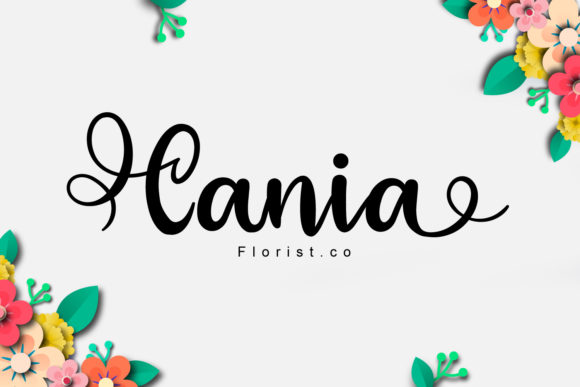 Haney Lovely Font PNG with transparent background - Preview 4