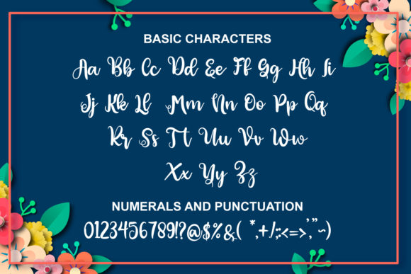 Haney Lovely Font PNG with transparent background - Preview 6