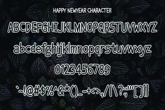 Happy Newyear Font - Preview 3
