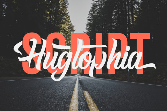 Hugtophia Font PNG with transparent background - Preview 4
