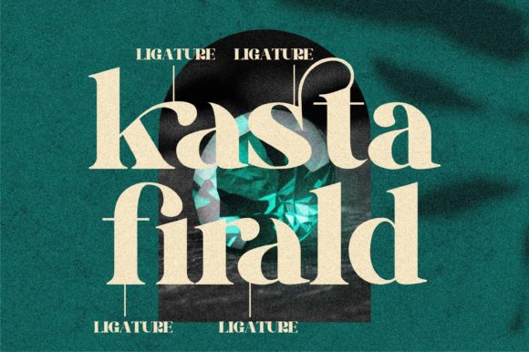 Kasta Firald Font PNG with transparent background - Preview 2