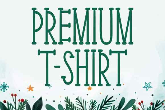 Morning Winter Font PNG with transparent background - Preview 1
