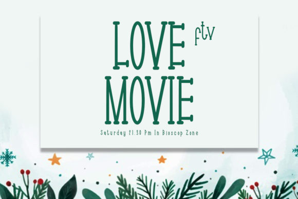 Morning Winter Font PNG with transparent background - Preview 2