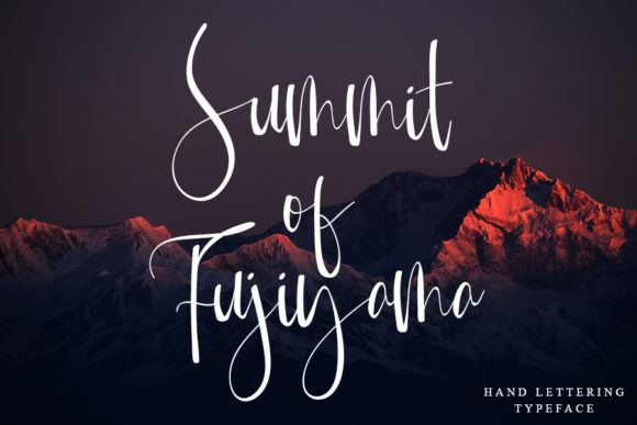 Mountain of Journey Font PNG with transparent background - Preview 3