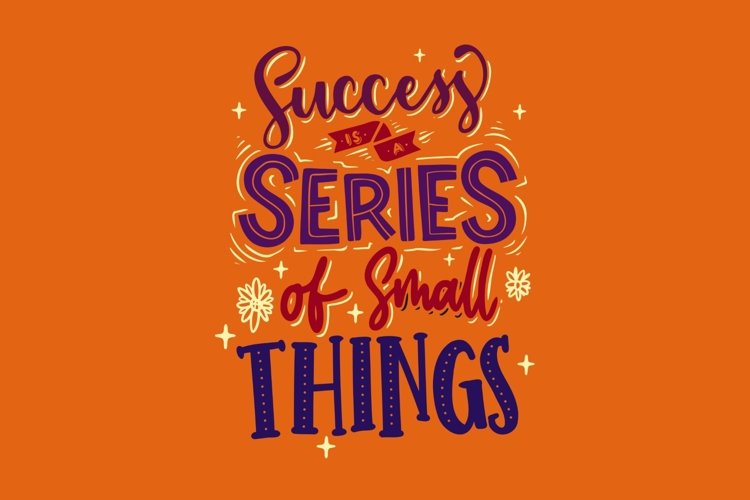 Sucess Lettering Sucess is a Series Lettering Graphic by Monogram Lovers · Creative Fabrica