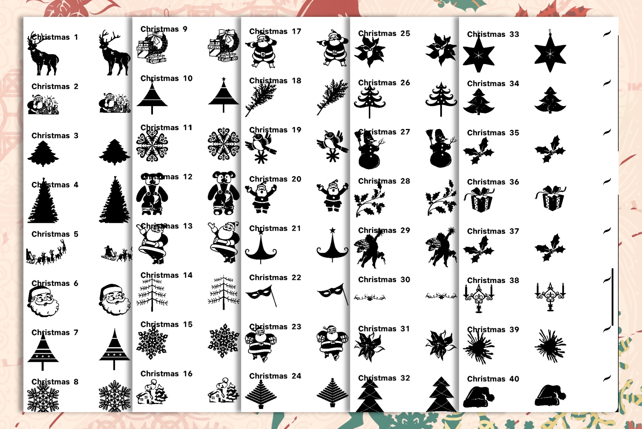 85 Procreate Christmas Brushes - photo 3